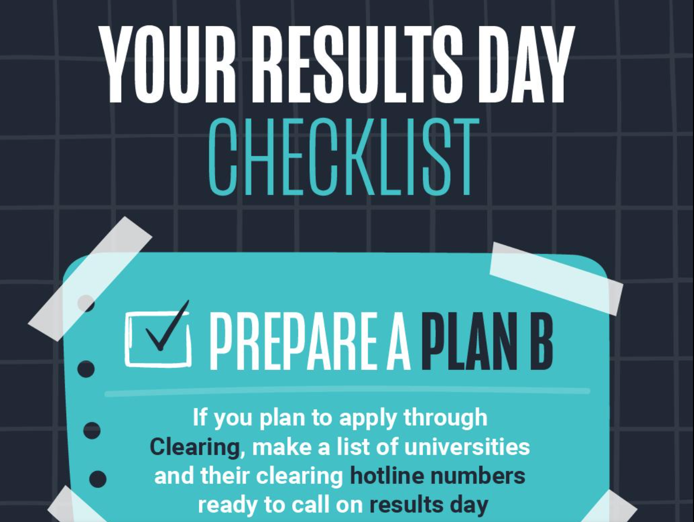 Your A level results day checklist