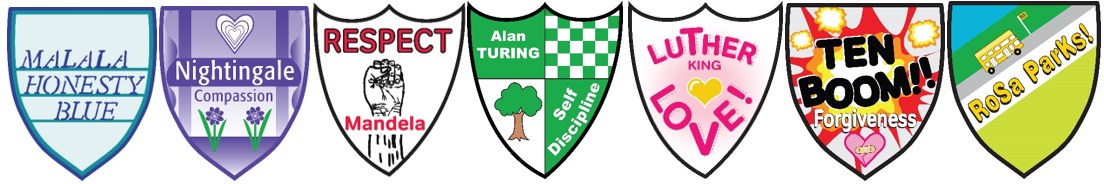 Image of 7 house shields